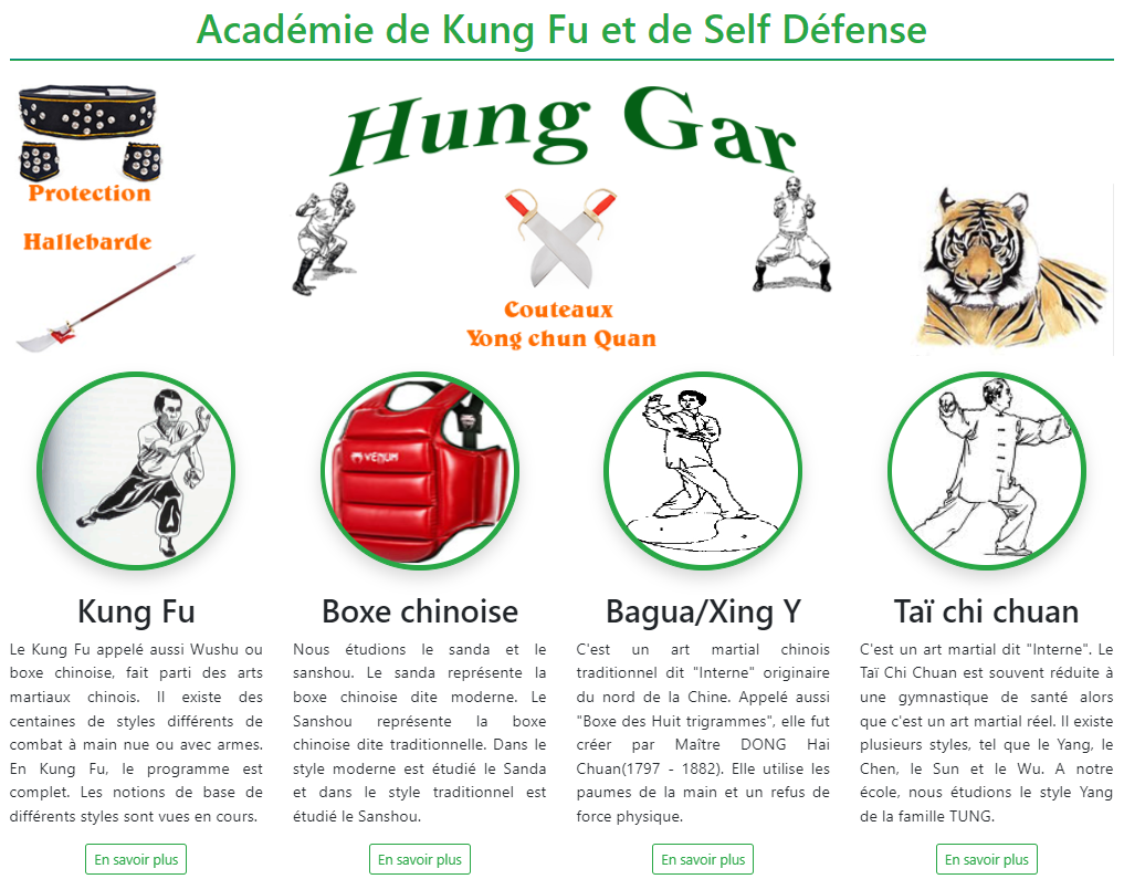 Mon site de Kung Fu